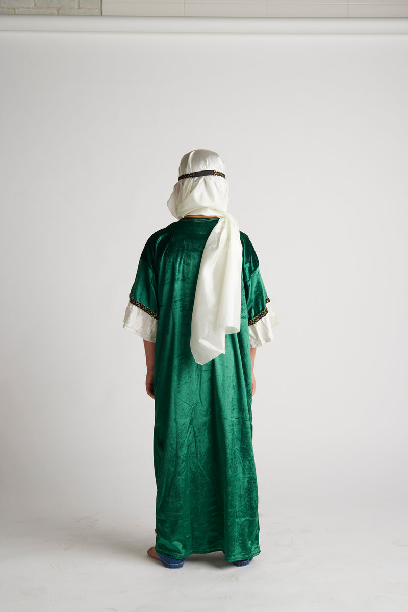 Children's Nativity Green Wiseman Costume