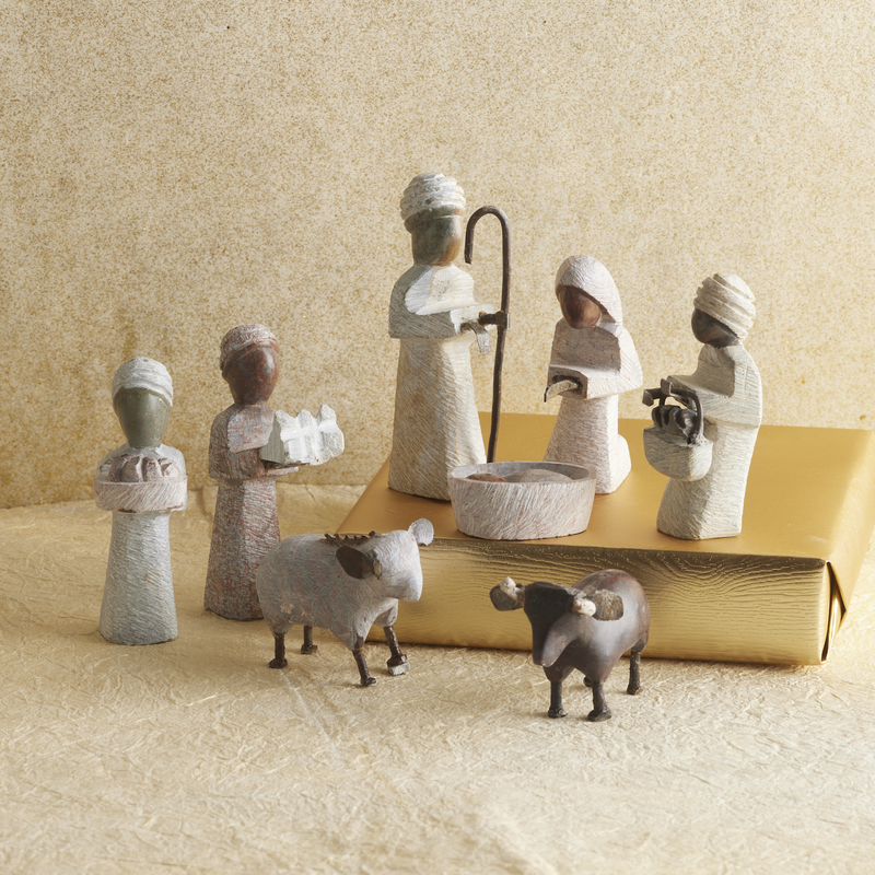 Zimbabwean Serpentine Soapstone Nativity