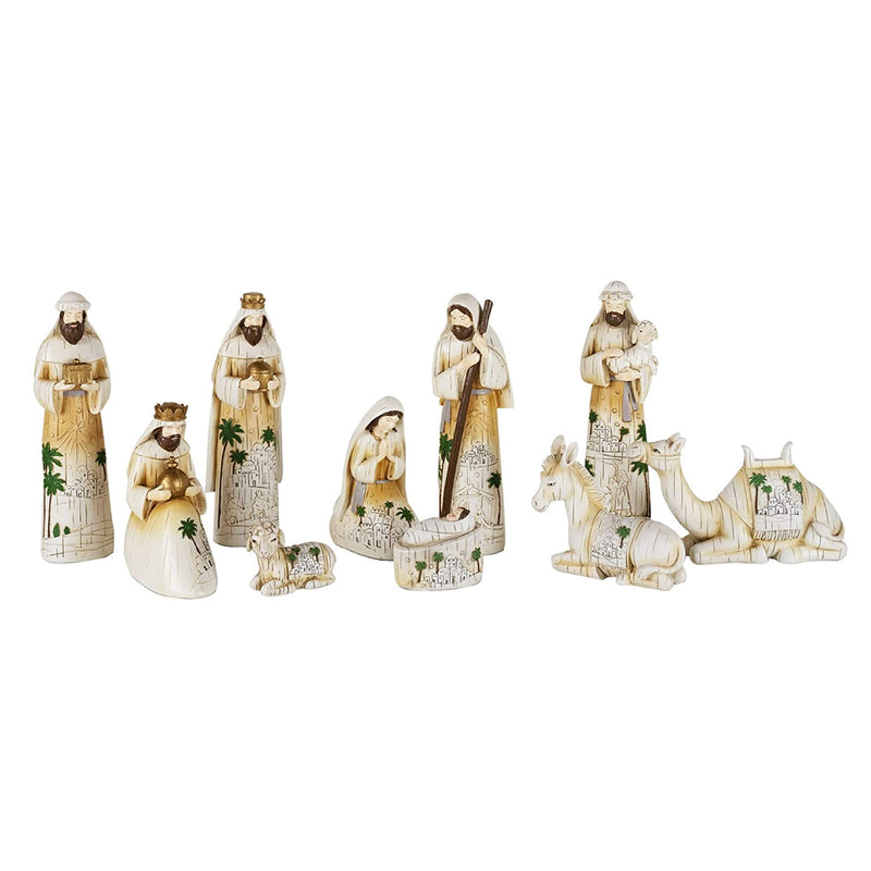 Colored Born is the King Nativity (10 pc)