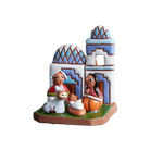 Bolivian Holy Family Nativity Hut Figurine