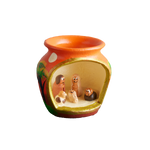 Mini Columbian Holy Family Nativity Pot