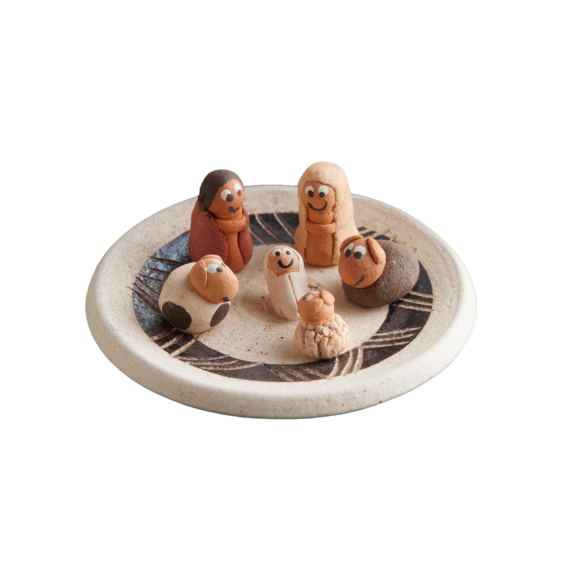 Mini Holy Family Nativity Plate