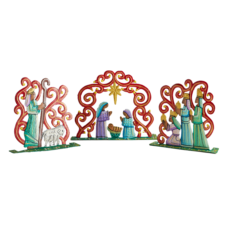 Haitian Filigree Nativity Scenes