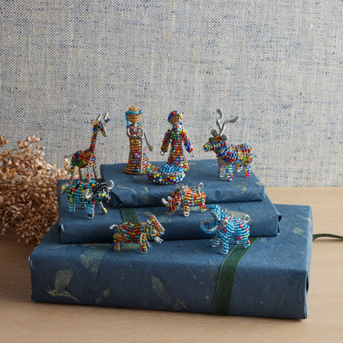 Zimbabwean Multicolor Beaded Nativity