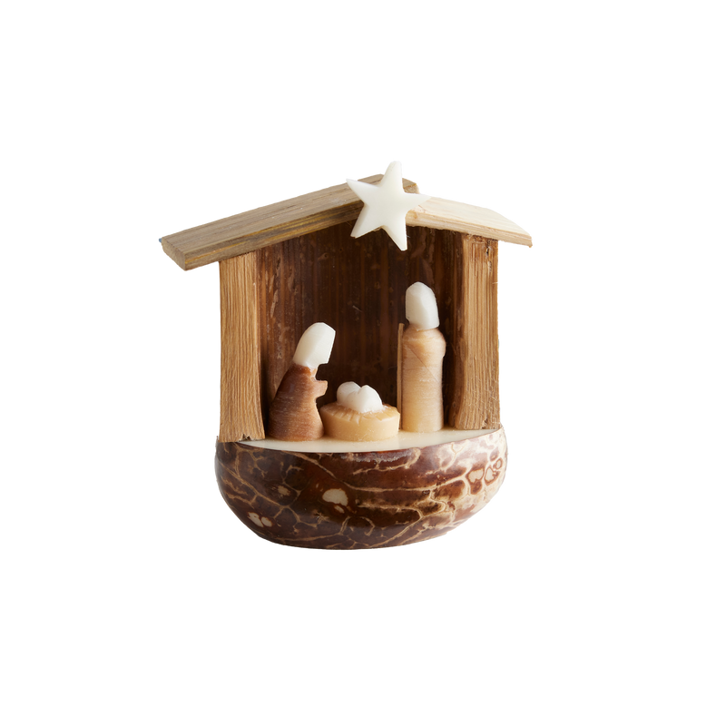 Ecuadorian Tagua Holy Family Nativity Manger