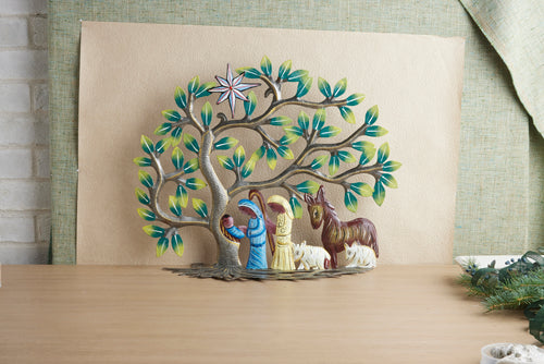 Haitian Holy Family Nativity Tree