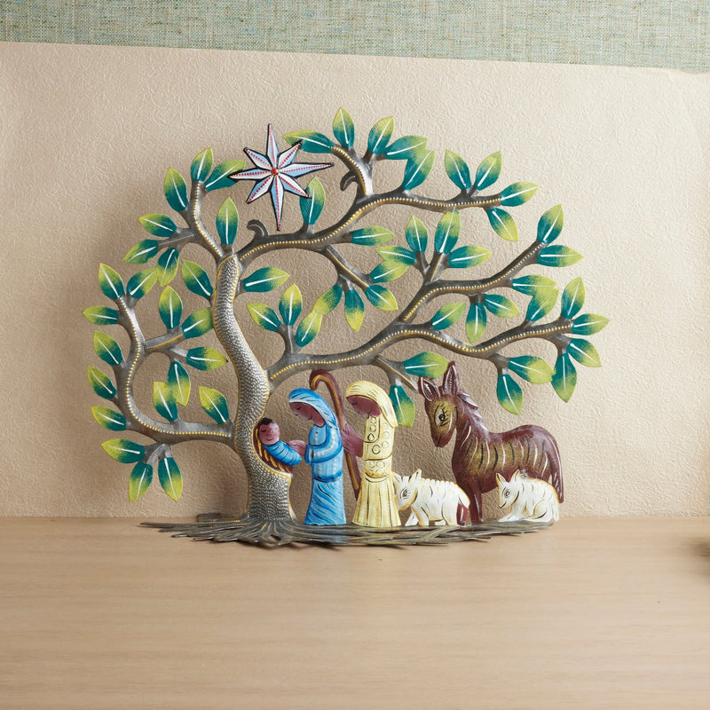 Haitian Holy Family Nativity Tree