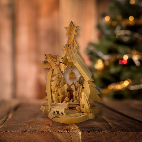 Jerusalem Tree Shaped Nativity