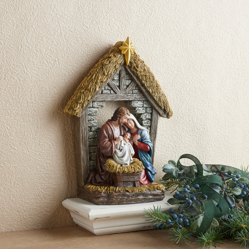 Joseph and Baby Jesus Nativity Figurine