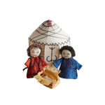 Kyrgyzstani Felt Nativity