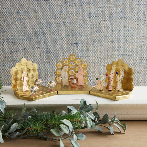 Thai Honeycomb Aluminum Nativity