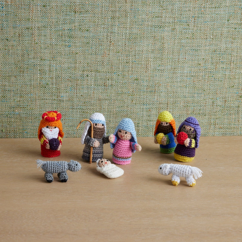 Vietnamese Crochet Nativity Set