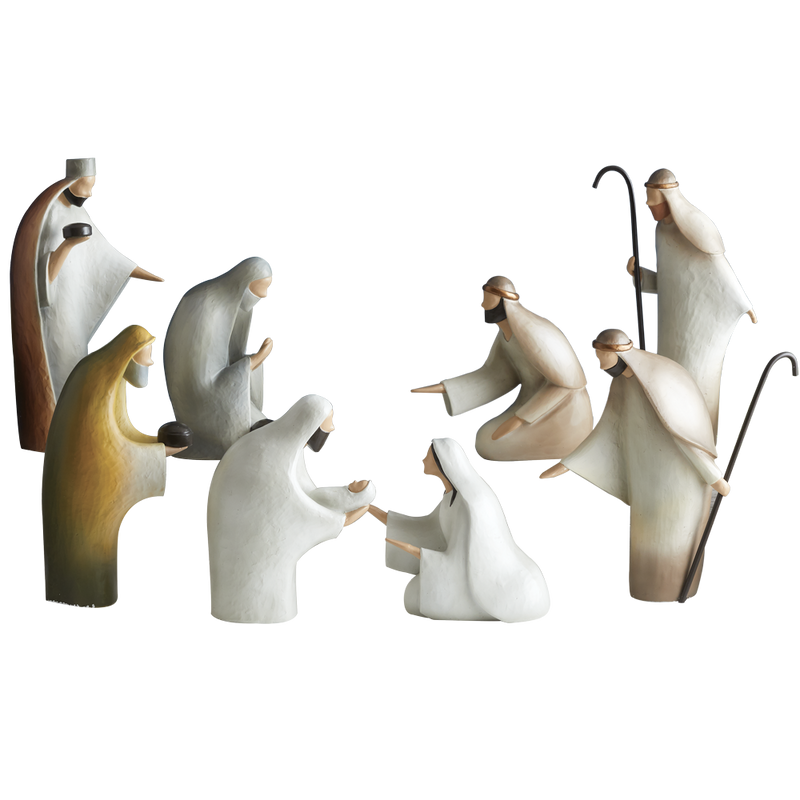 Love's Pure Light Kate Lee Resin Nativity