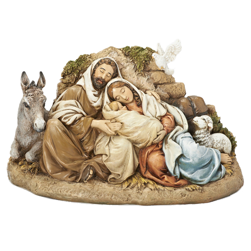 Restful Holy Family Nativity