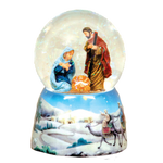 Holy Family Water Globe