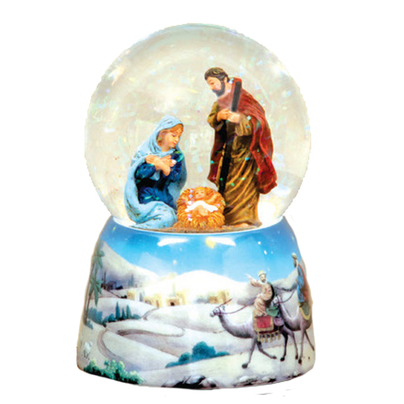 Holy Family Water Globe