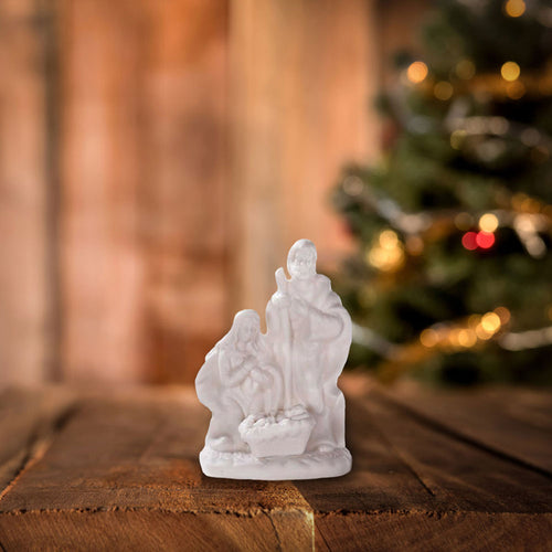 Holy Family White Porcelain Nativity