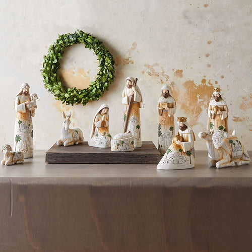 Colored Born is the King Nativity (10 pc)