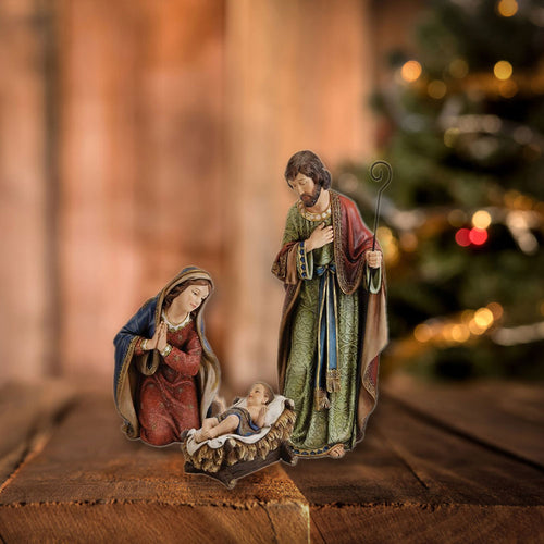 Adorned Holy Family Nativity