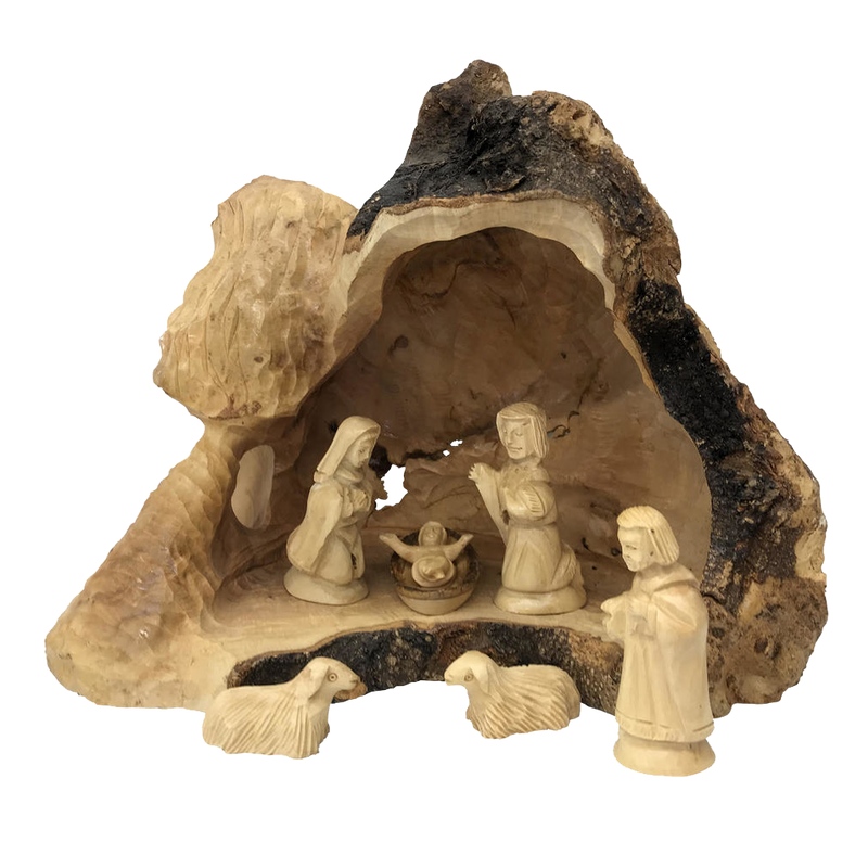 Cave Grotto Nativity