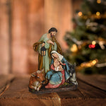 Holy Family with Barn Animals Nativity