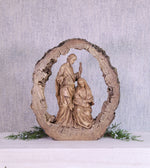 Bronzed Holy Family Nativity