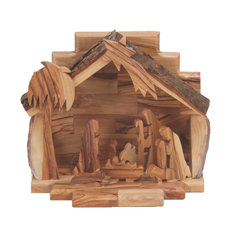 Olive Wood Detailed Nativity