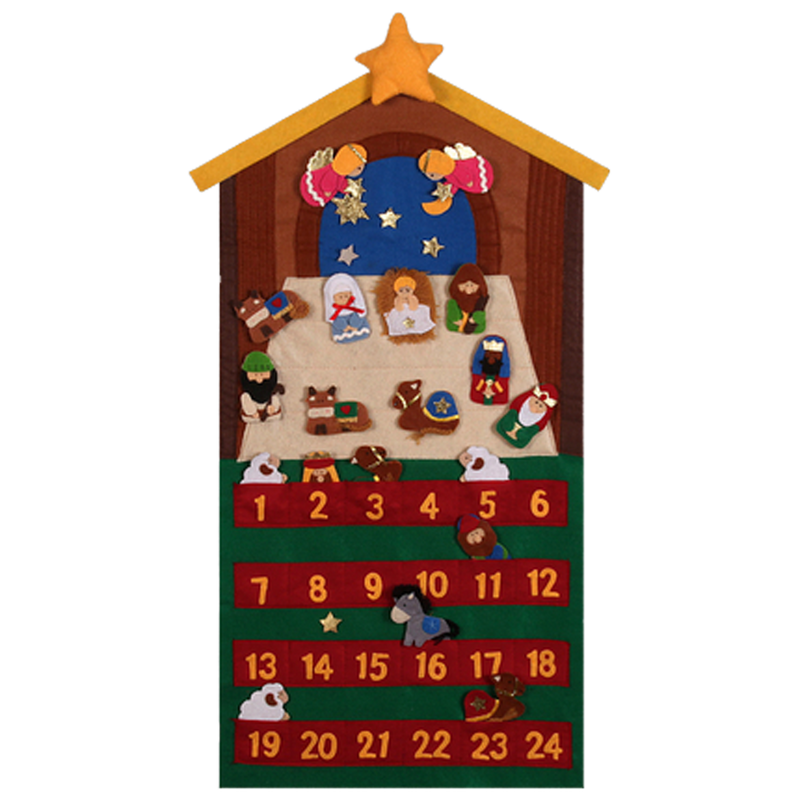 Felt Nativity Advent Calendar