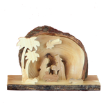 Holy Family Arched Grotto Nativity