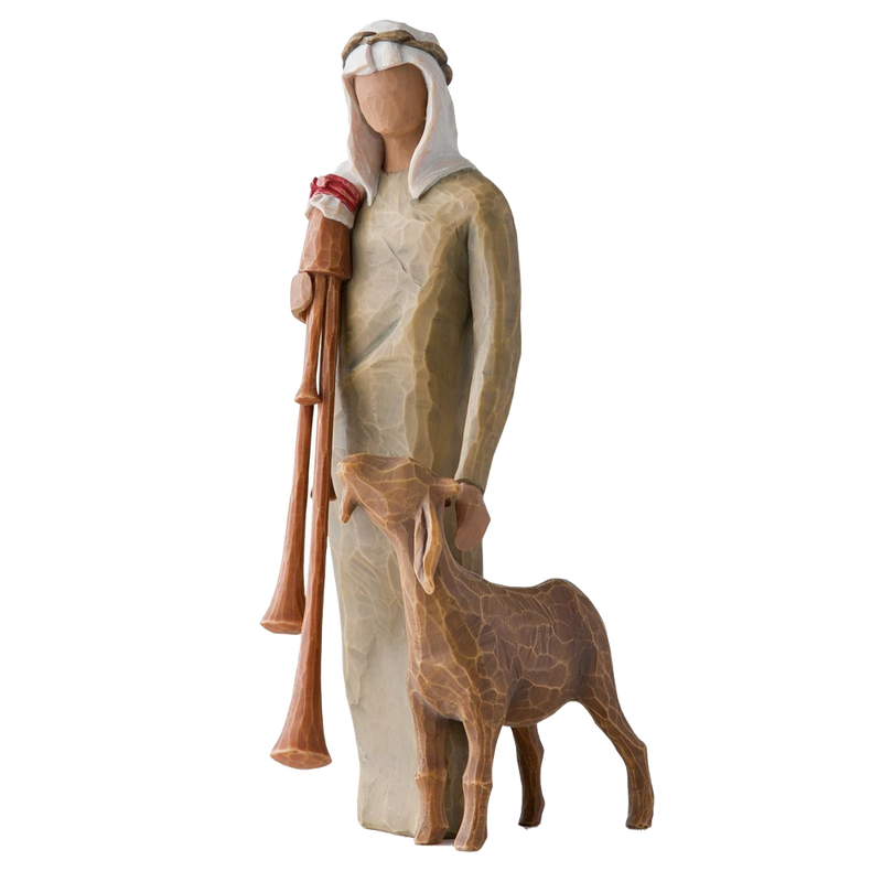 Nativity Zampagnaro Shepherd with Bagpipe Figurine